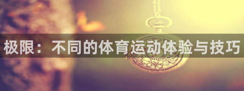 yy易游官网下载招商:极限:不同的体育运动体验与技巧